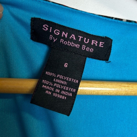 VTG Y2K Signature By Robbie Bee Sz 6 Fairy Flare Leyered Midi Dress Boho Shiffon - Picture 6 of 11
